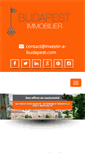 Mobile Screenshot of investir-a-budapest.com